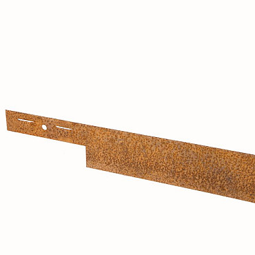 Corten staal 10,2 randbegrenzing 3mm x 10,2 x 2,25 ( bundel 5st, werkend 2,05 mtr /st) incl. 15 penn