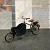 Blik - Bakfiets oldtimer