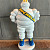 Beeld - Michelin pop kunststof beschilderd ca. 80cm