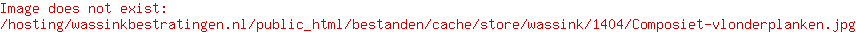 Composiet vlonderplanken
