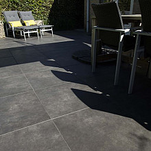 GeoCeramica 40x80x4 Impasto Negro